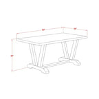 Table à manger HomeStock style V 36X60 po