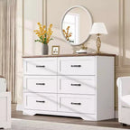 5/6 Drawers Dresser for Bedroom,Chest of Drawers,Farmhouse Modern Wooden Dresser,Storage Organizer Dresser for Bedroom,Living Room,Kids Room
