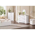 Commode à 5 ou 6 tiroirs pour chambre à coucher, commode de style rustique moderne en bois, meuble de rangement pour chambre, salon, chambre d'enfant.