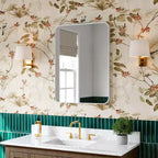 Matte Bathroom Mirror, Rounded Rectangle Vanity Mirror for Over Sink,Wall Mirror,HD Tempered Glass & Anti-Rust Aluminum Frame