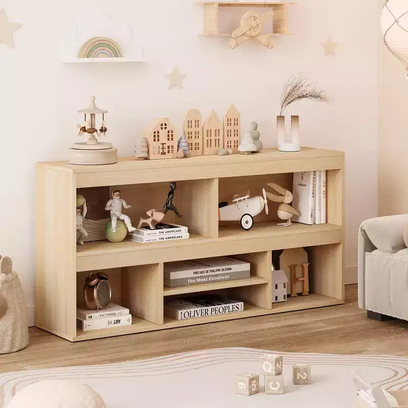 Étagère à Livres pour Enfants avec Tiroir, Organisateur de Rangement de Jouets en Bois, Bibliothèque Blanche pour Salle de Jeux, Salle de Classe, Chambre d'Enfant