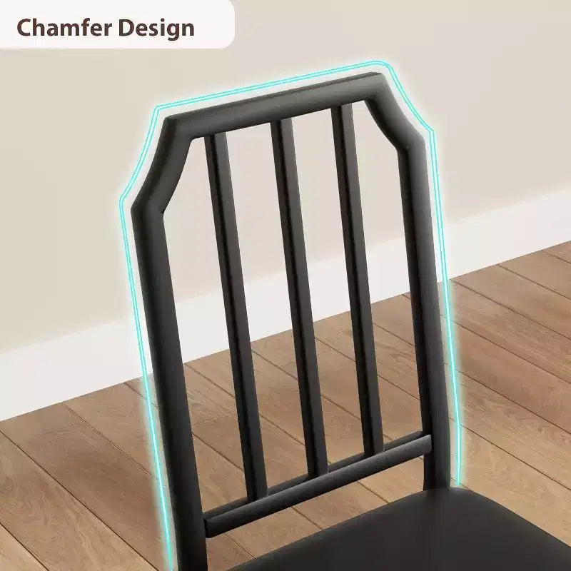 Ensemble table et chaises de salle à manger 3/5 pièces pour 2/4 personnes, petite table de cuisine avec chaises rembourrées, ensemble de 2/4 chaises de table de cuisine, idéal pour la maison
