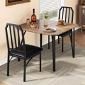 3/ 5 Pieces Dining Table Set for 2/ 4, Small Kitchen Table with Upholstered Chairs, Kitchen Table Chairs Set of 2/ 4, Ideal for Home