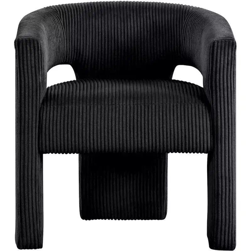 , Chaise d'appoint/de salle à manger en velours côtelé