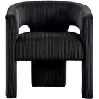 , Chaise d'appoint/de salle à manger en velours côtelé
