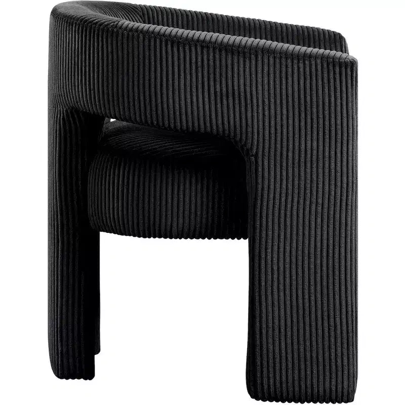 , Chaise d'appoint/de salle à manger en velours côtelé