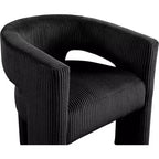 , Chaise d'appoint/de salle à manger en velours côtelé