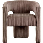 , Chaise d'appoint/de salle à manger en velours côtelé