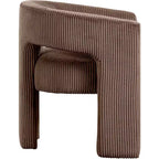 , Chaise d'appoint/de salle à manger en velours côtelé