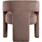 , Chaise d'appoint/de salle à manger en velours côtelé