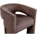 , Chaise d'appoint/de salle à manger en velours côtelé