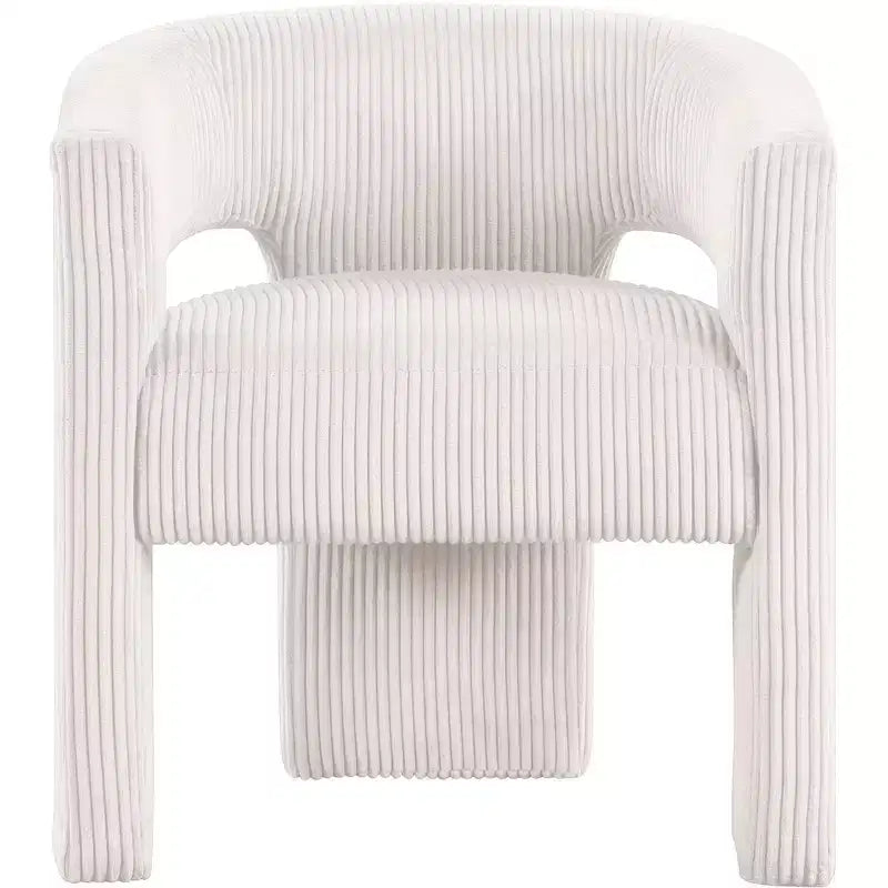 , Chaise d'appoint/de salle à manger en velours côtelé