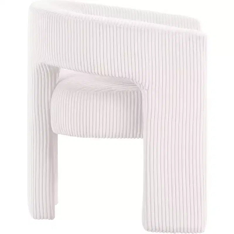 , Chaise d'appoint/de salle à manger en velours côtelé