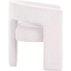 , Chaise d'appoint/de salle à manger en velours côtelé