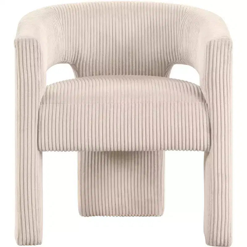 , Chaise d'appoint/de salle à manger en velours côtelé