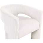 , Chaise d'appoint/de salle à manger en velours côtelé