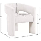, Chaise d'appoint/de salle à manger en velours côtelé