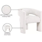 , Chaise d'appoint/de salle à manger en velours côtelé