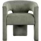 , Chaise d'appoint/de salle à manger en velours côtelé