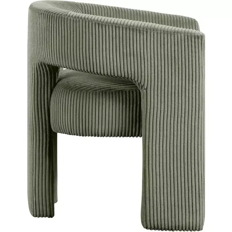 , Chaise d'appoint/de salle à manger en velours côtelé