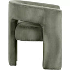 , Chaise d'appoint/de salle à manger en velours côtelé