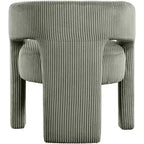 , Chaise d'appoint/de salle à manger en velours côtelé