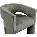 , Chaise d'appoint/de salle à manger en velours côtelé