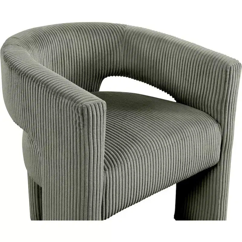 , Chaise d'appoint/de salle à manger en velours côtelé
