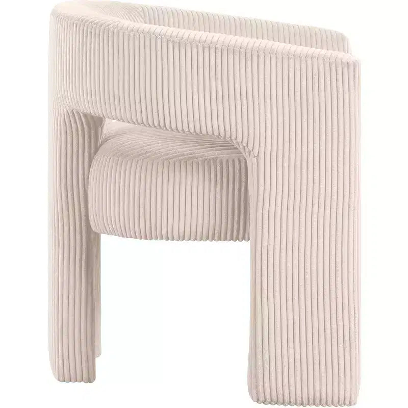 , Chaise d'appoint/de salle à manger en velours côtelé
