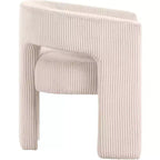 , Chaise d'appoint/de salle à manger en velours côtelé