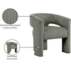 , Chaise d'appoint/de salle à manger en velours côtelé