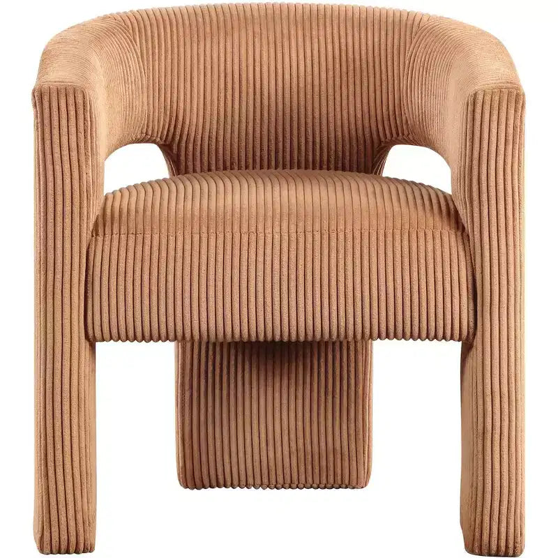 , Chaise d'appoint/de salle à manger en velours côtelé