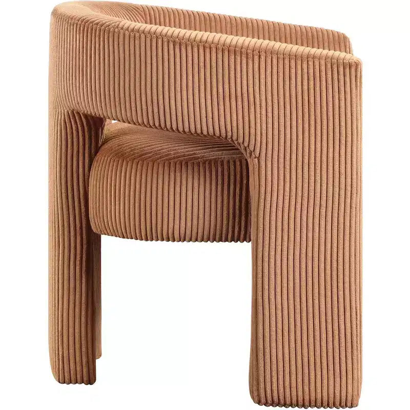 , Chaise d'appoint/de salle à manger en velours côtelé