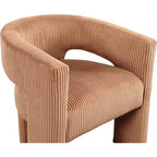 , Chaise d'appoint/de salle à manger en velours côtelé