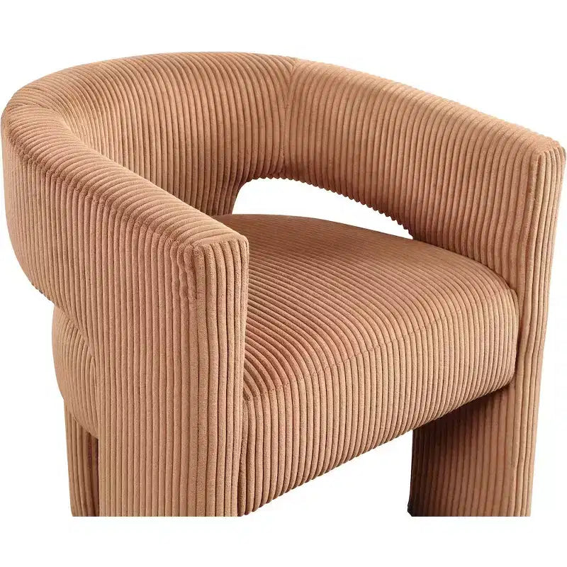 , Chaise d'appoint/de salle à manger en velours côtelé