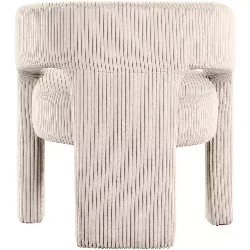 , Chaise d'appoint/de salle à manger en velours côtelé