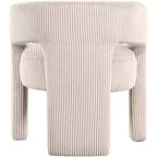 , Chaise d'appoint/de salle à manger en velours côtelé