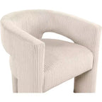 , Chaise d'appoint/de salle à manger en velours côtelé