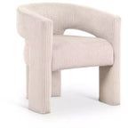Meridian Furniture,Riz Corduroy Fabric Accent/Dining Chair