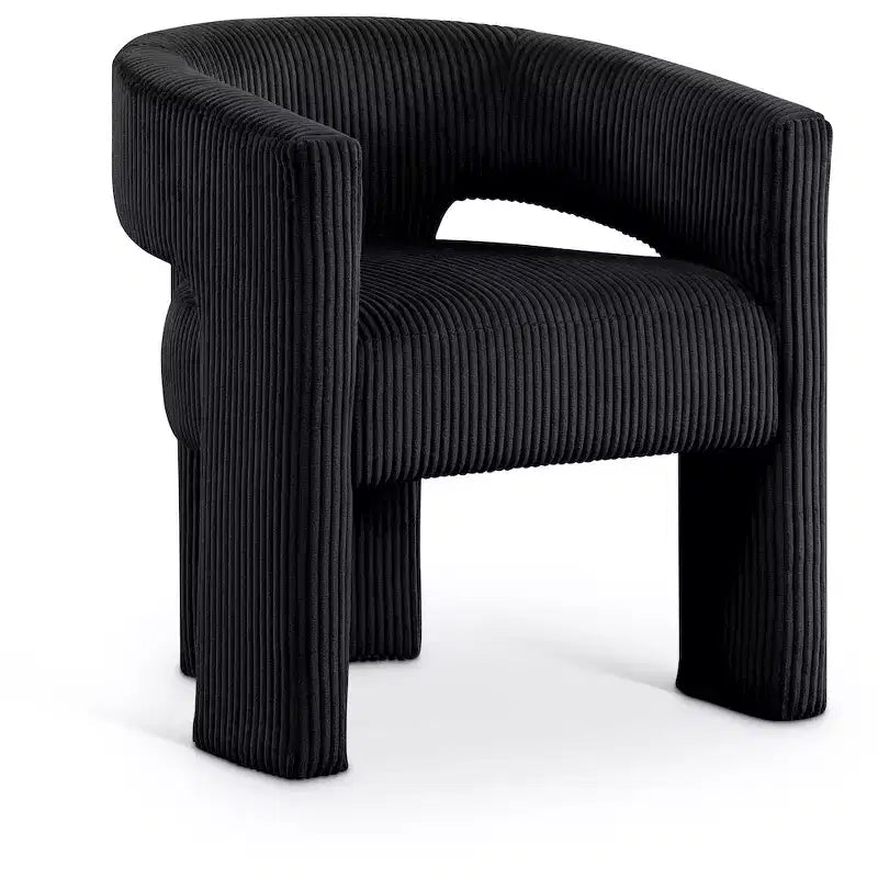 , Chaise d'appoint/de salle à manger en velours côtelé