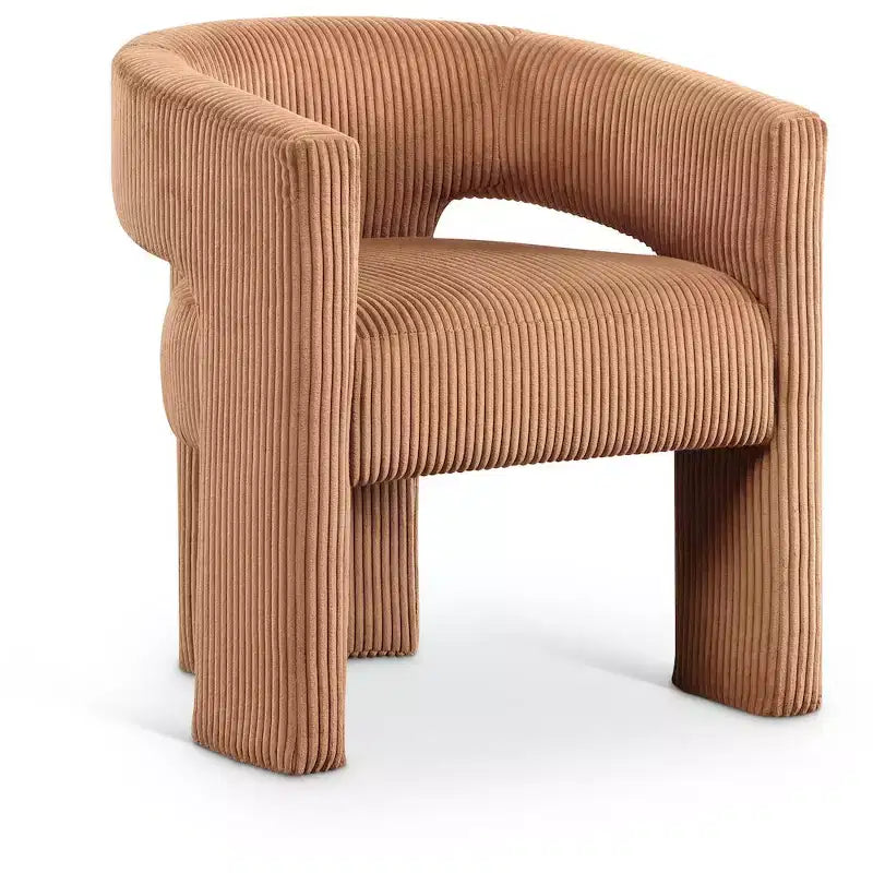 , Chaise d'appoint/de salle à manger en velours côtelé