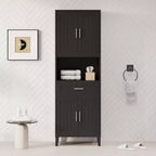 Okak Tall Freestanding Bathroom Cabinet with Doors & Drawers/Shelves,Floor Storage Cabinet Unit for Bathroom,Kitchen