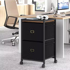 Mobile 2/3-Drawer Filing Cabinet, Under Desk Storage Drawers on Wheels for Home Office Organization