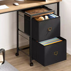 Caisson de classement mobile 2/3 tiroirs, tiroirs de rangement sous bureau sur roulettes pour l'organisation du bureau à domicile