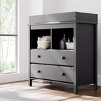 Commode 2 tiroirs avec plan à langer