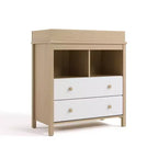 Storkcraft Alpine 2-Drawer Dresser with Changing Table Topper